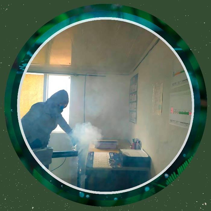 desinfección de virus y bacterias